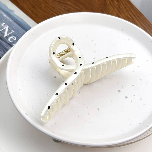 Cute polka dot versatile bow clipper