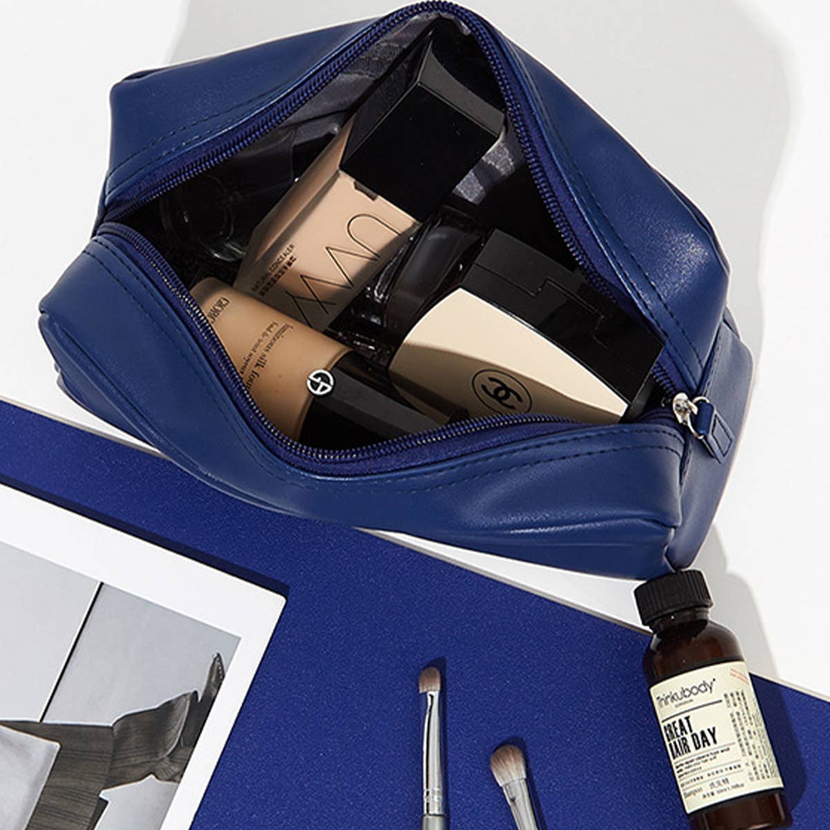 WATERPROOF TRAVEL WASH BAG ZIPPER MAKEUP BAG_CWAB1431