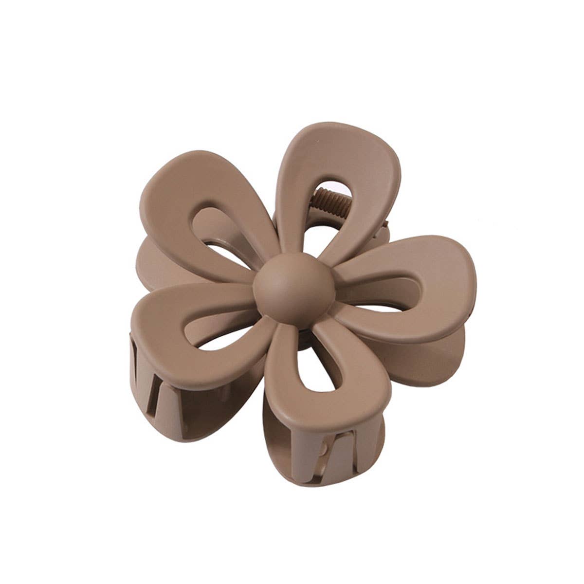 Matte Acrylic Flower Hair Claw Clip for Women_CWAHA0404