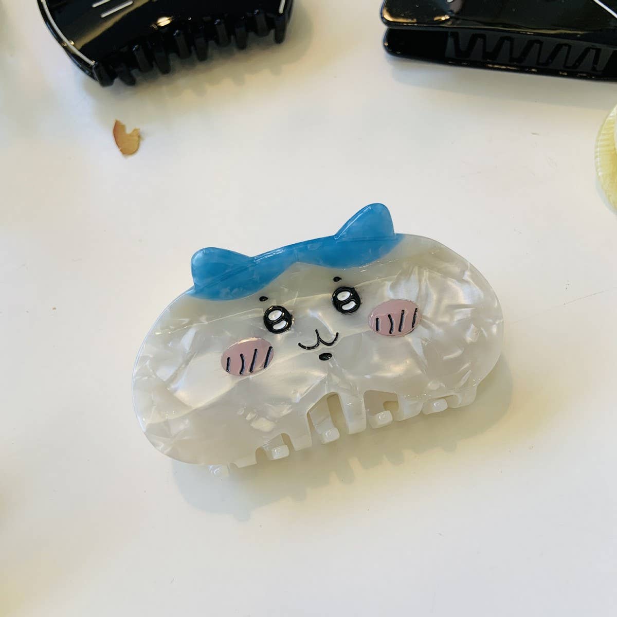 CWAHA1523_FUNNY CARTOON CAT,RABBIT,OWL,HAIR CLAW CLIP