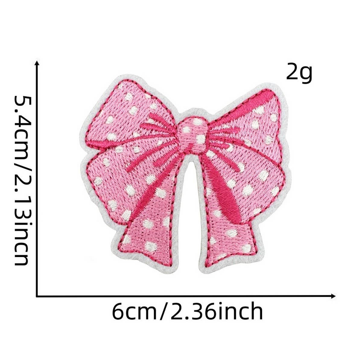 NEW PINK BOW SERIES EMBROIDERED PATCHES