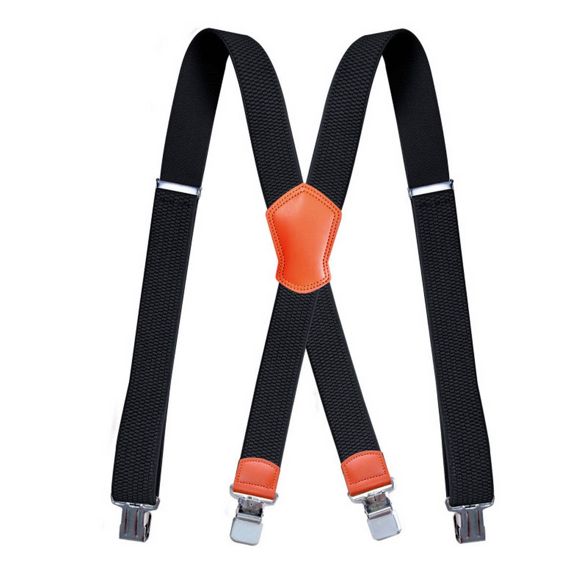 UNISEX ELASTIC X-SHAPED SUSPENDER CLIP