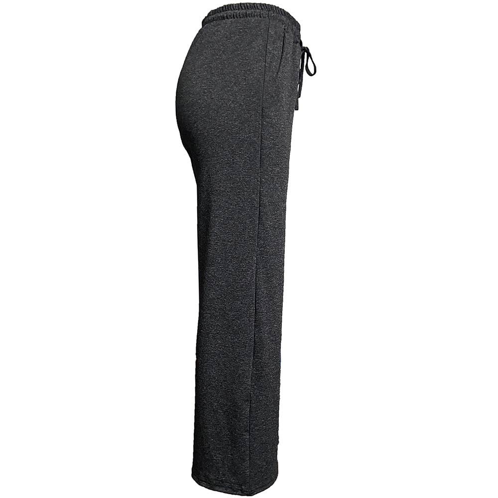 CASUAL LOOSE DRAWSTRING POCKET WIDE LEG PANTS