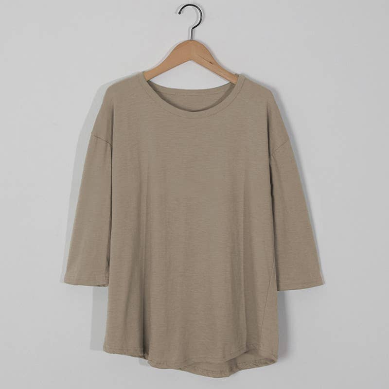 IMITATION LINEN PURE COTTON COMFORTABLE BLOUSE
