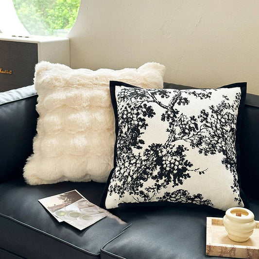 Plush Throw Pillow Cover for Sofa & Lumbar Support_CWMM7701