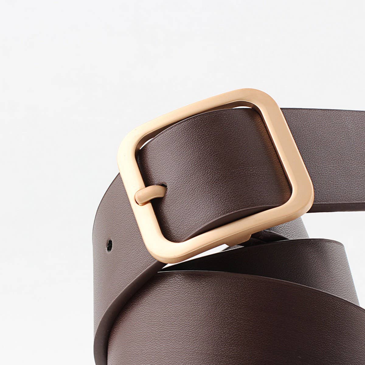 CWABE0370_SQUARE BUCKLE FASHION BELT