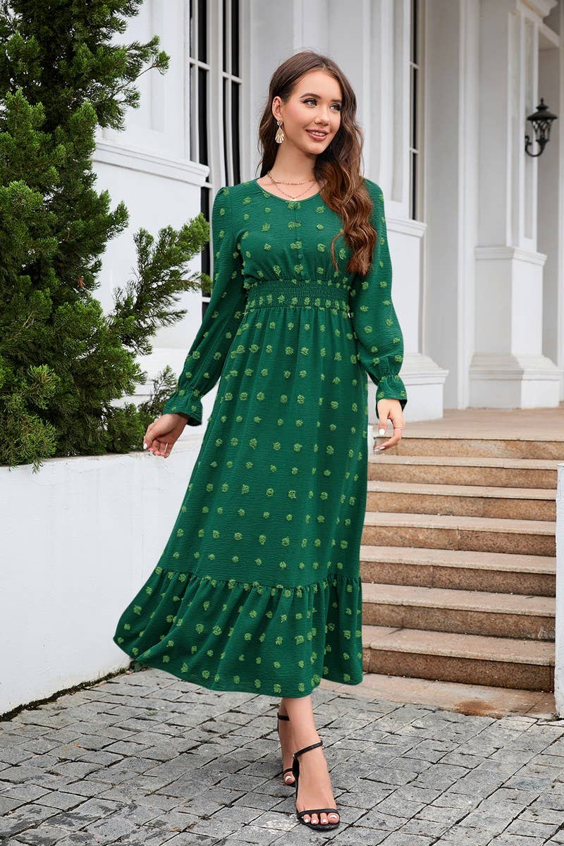 CWDMD4727_FRESH AND SWEET ALL-MATCH DRESS