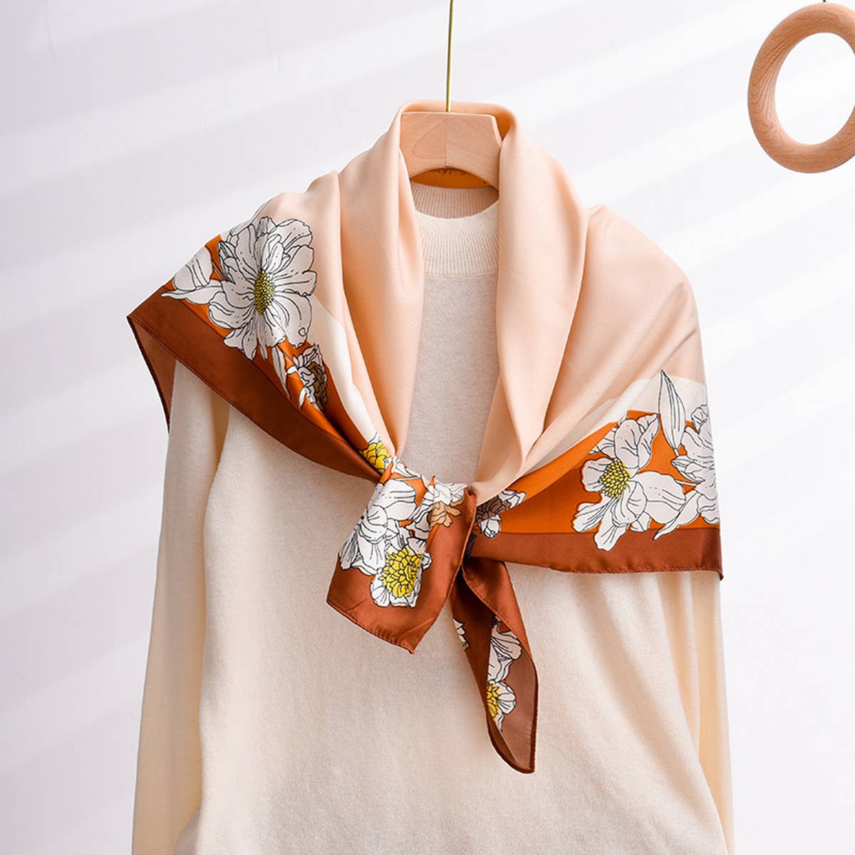 CWASC2409_ELEGANT CASUAL SILK SCARF WITH FLOWER EDGING