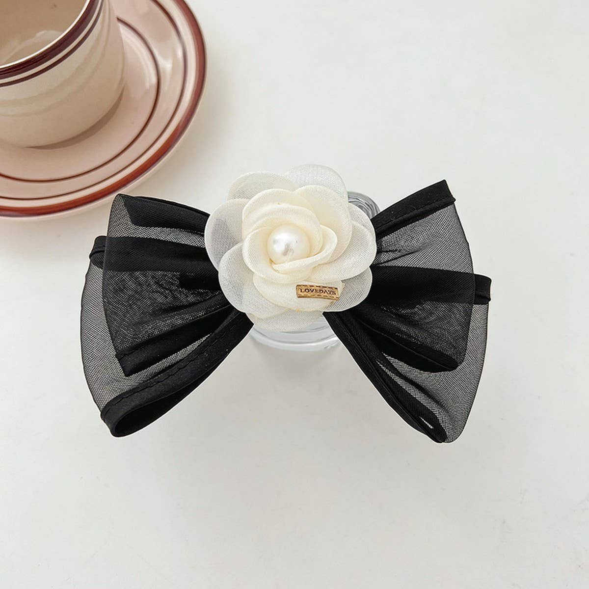 ROSE BOW VERSATILE ONE WORD HAIRPIN_CWAHA1178