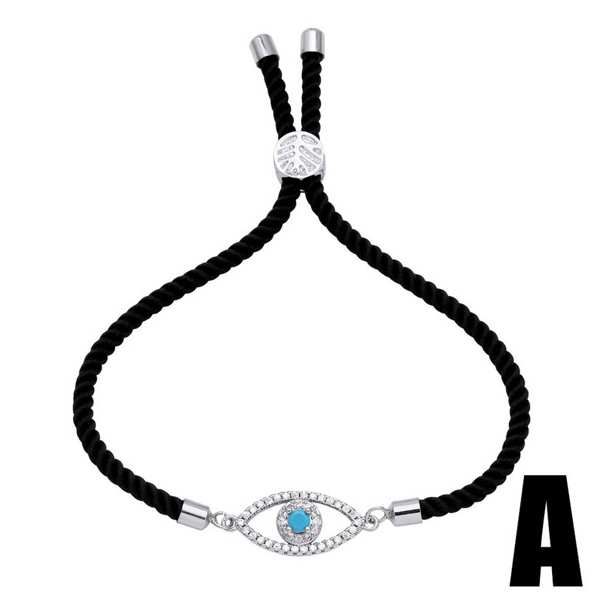 DEVIL'S EYE SET DIAMOND PEARL BRACELET