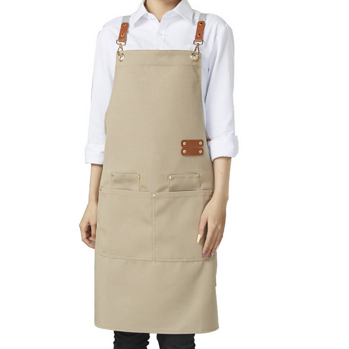 CWMM1833_Canvas Waterproof Work Apron
