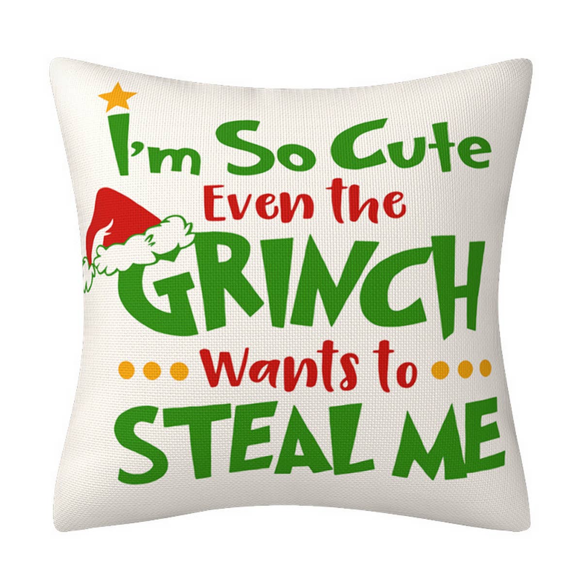 NEW GRINCH CHRISTMAS PILLOWCASE