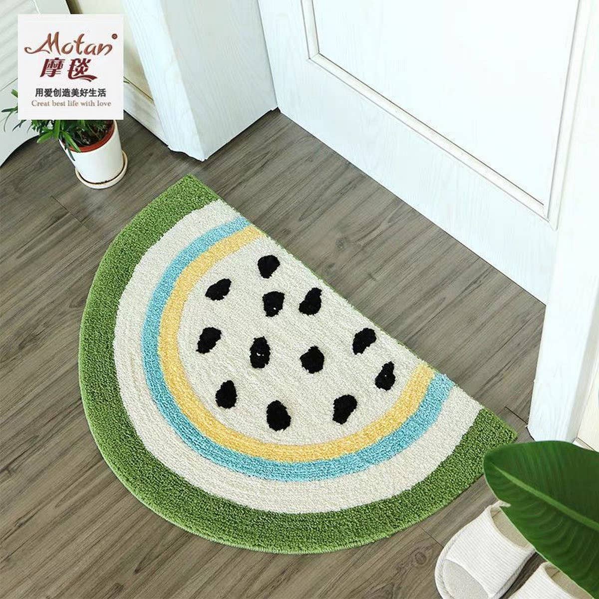 Thick Cartoon Mat, Absorbent Non-Slip Entry Rug