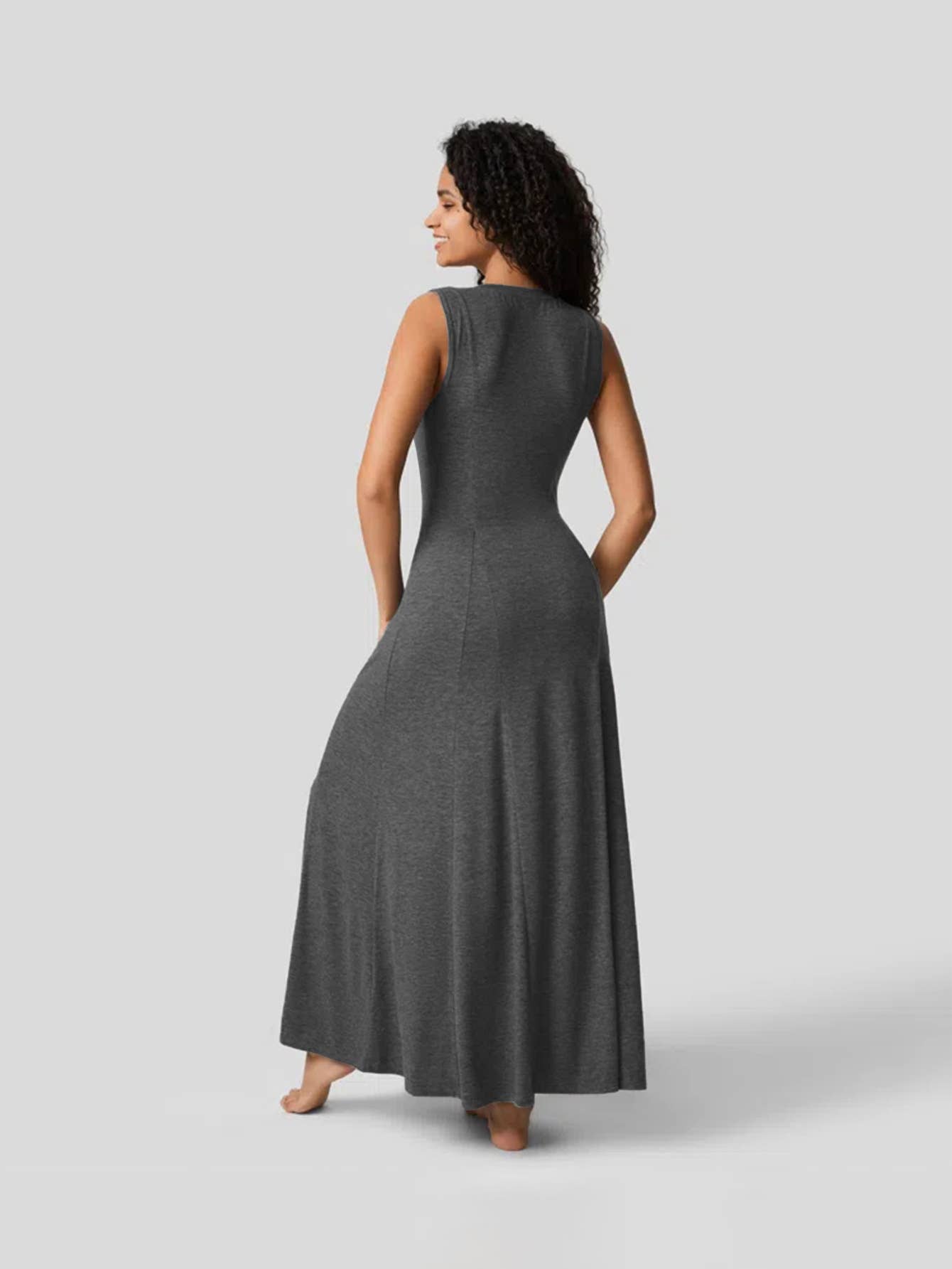 Sense of design elegant and casual knitted dress