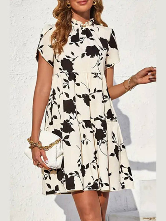 DOLL COLLAR DRESS WITH WOODEN EARS_CWDSD3556