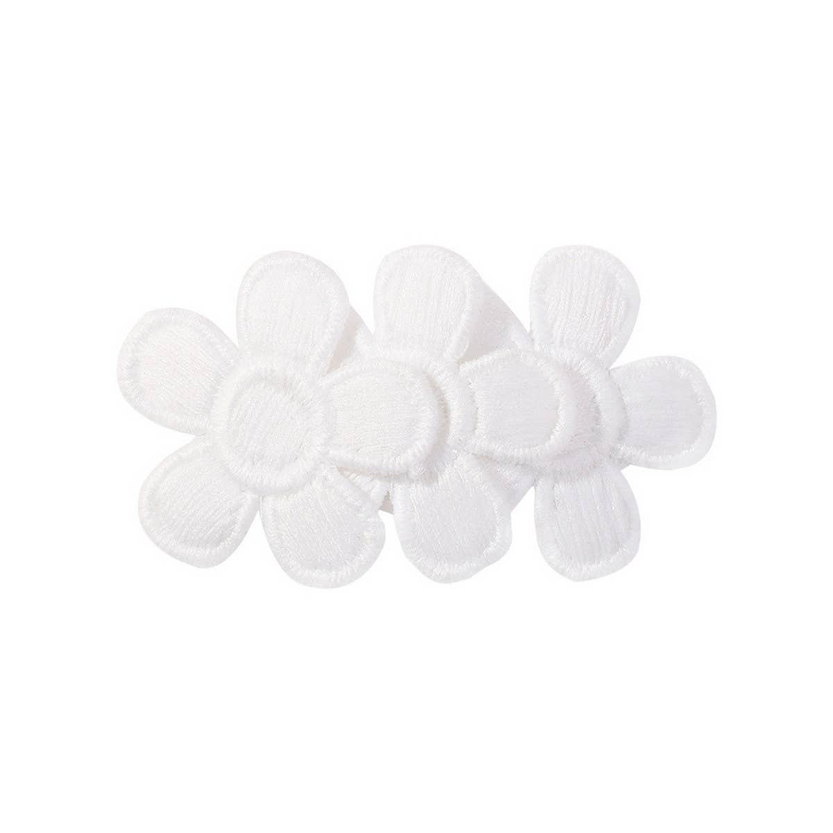 CHILDREN'S PETAL FLOWER BLACK AND WHITE HAIRPIN