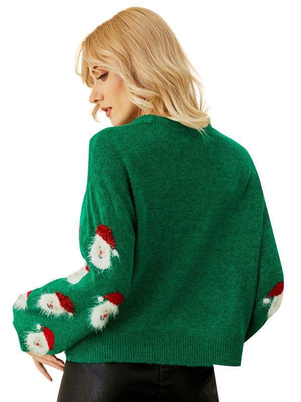 SANTA SUIT LONG-SLEEVED PULLOVER SWEATER