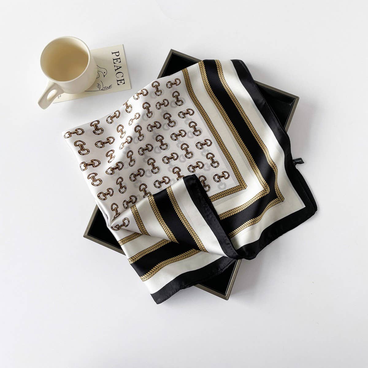 Satin Scarf - Simple Premium Lightweight Square