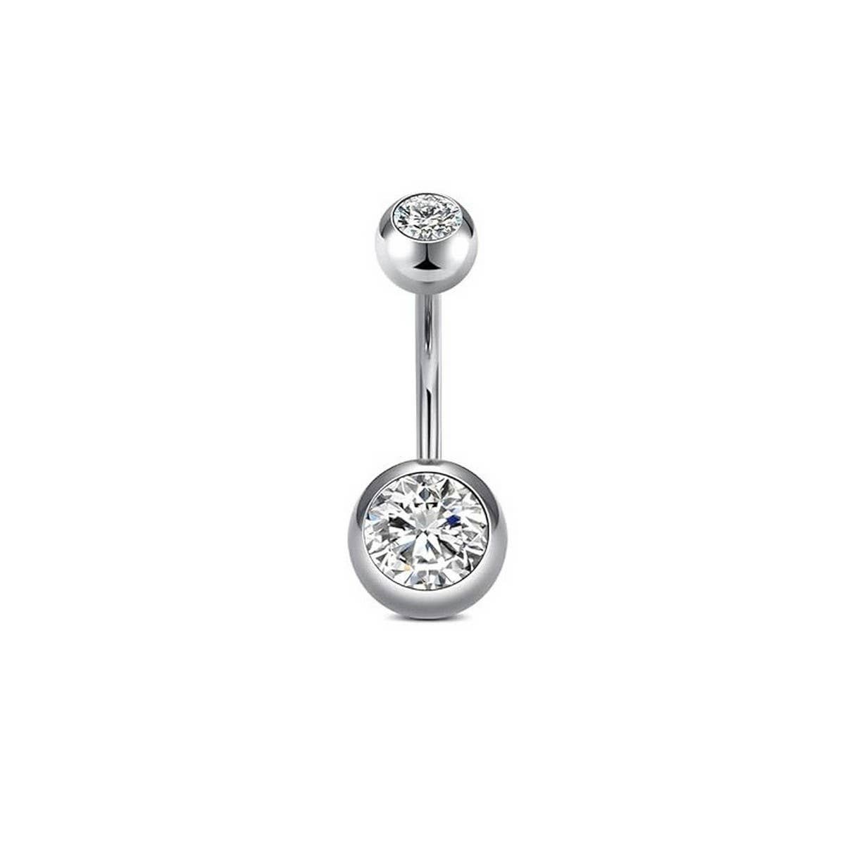 Butterfly CZ Belly Button Ring ??Body Piercing_CWMM9178