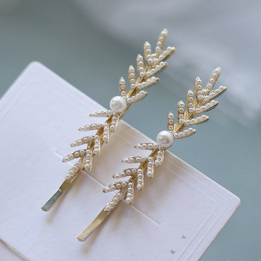 FOREST FAIRY PEARL ALLOY HAIR CLIP_CWAHA1226