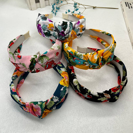 RETRO INK-SPLASHED FLOWER HEADBAND_CWAHA2584