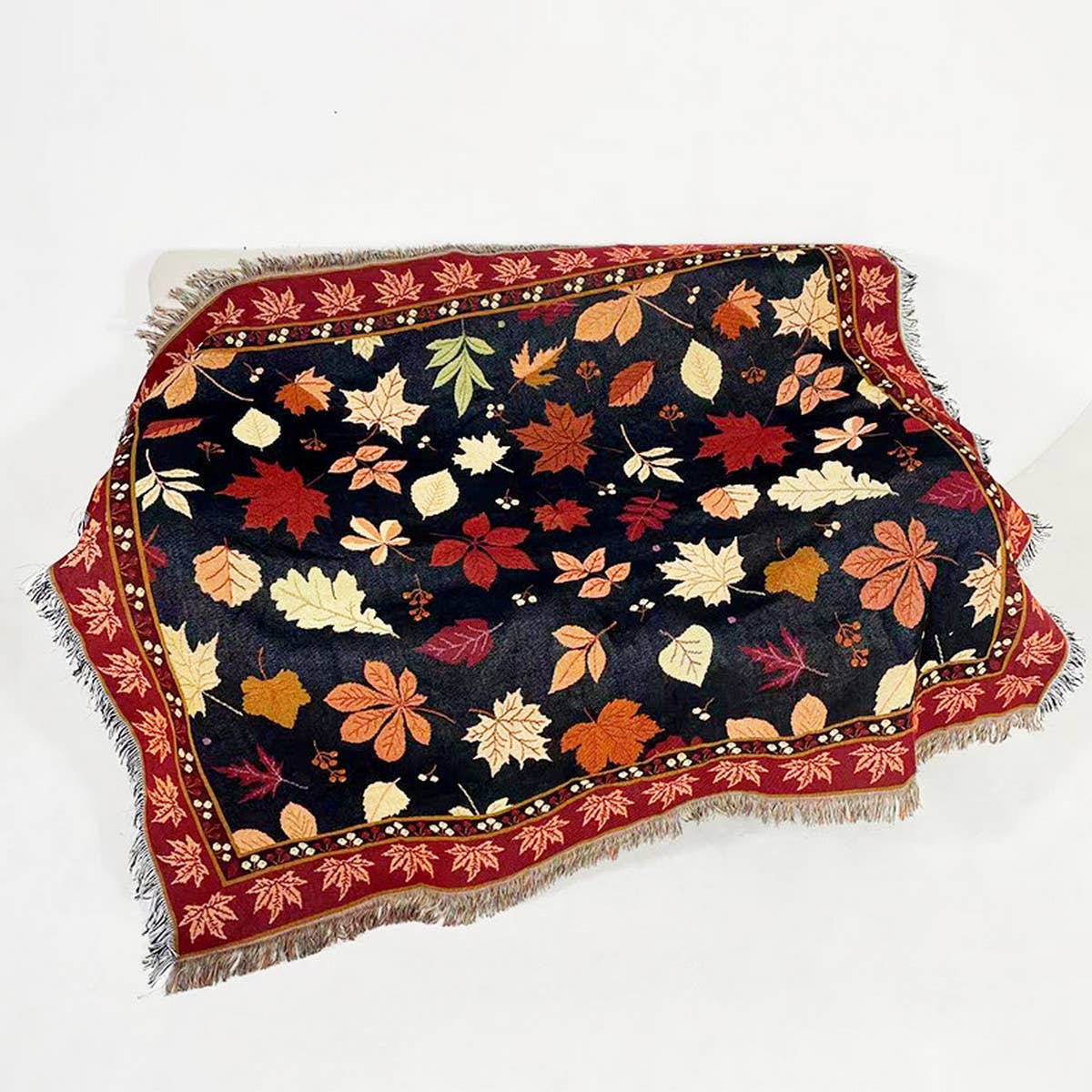 MAPLE LEAF BLANKET SOFA BLANKET COVER BLANKET