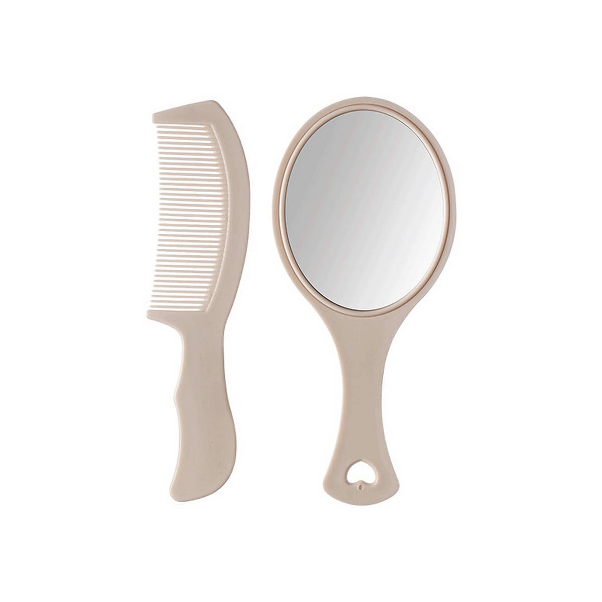 CHILDREN HANDLE 2-PIECE MIRROR COMB SET