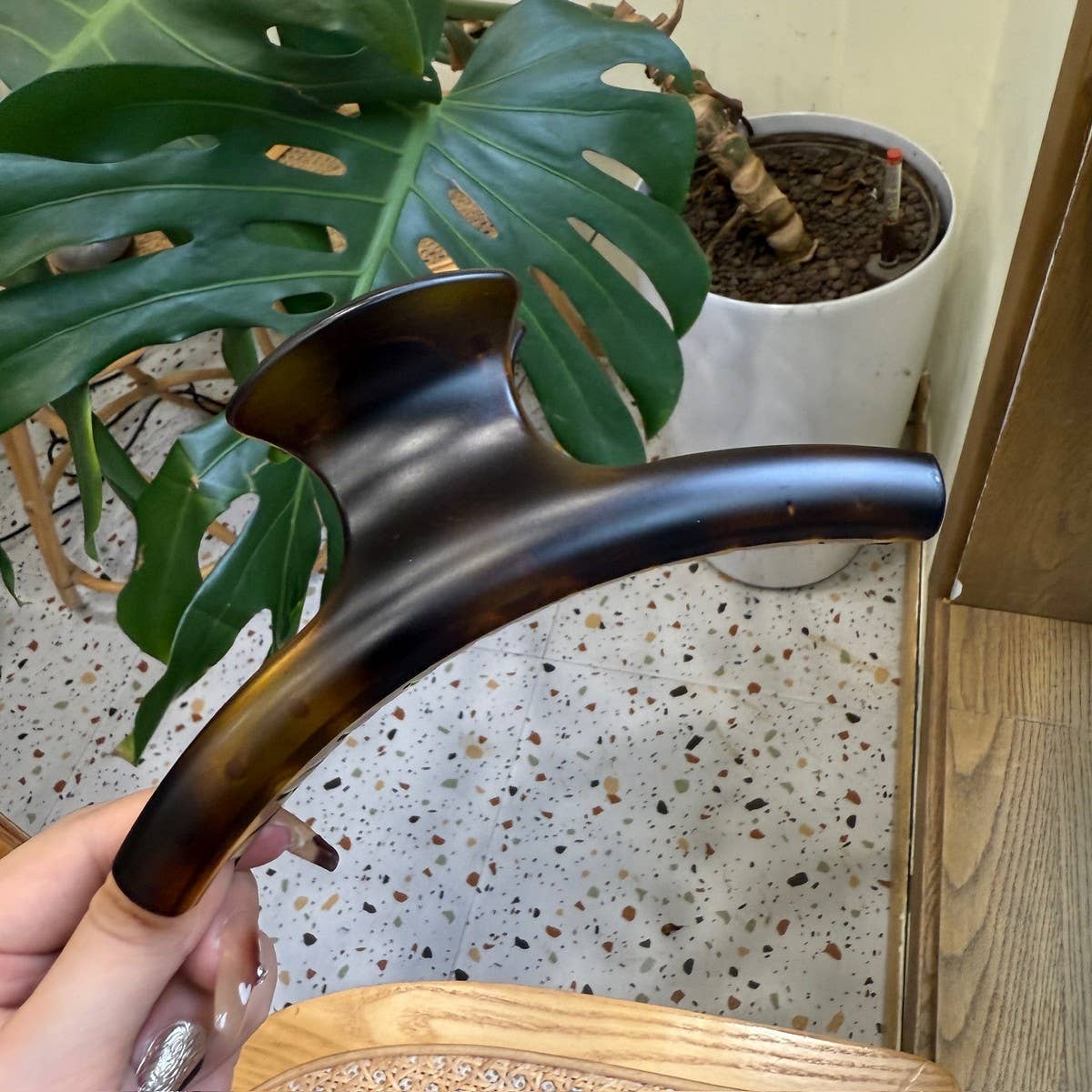 CWAHA4450_NEW FRENCH BUTTERFLY BUCKLE HIGH-GRADE SHARK CLIP