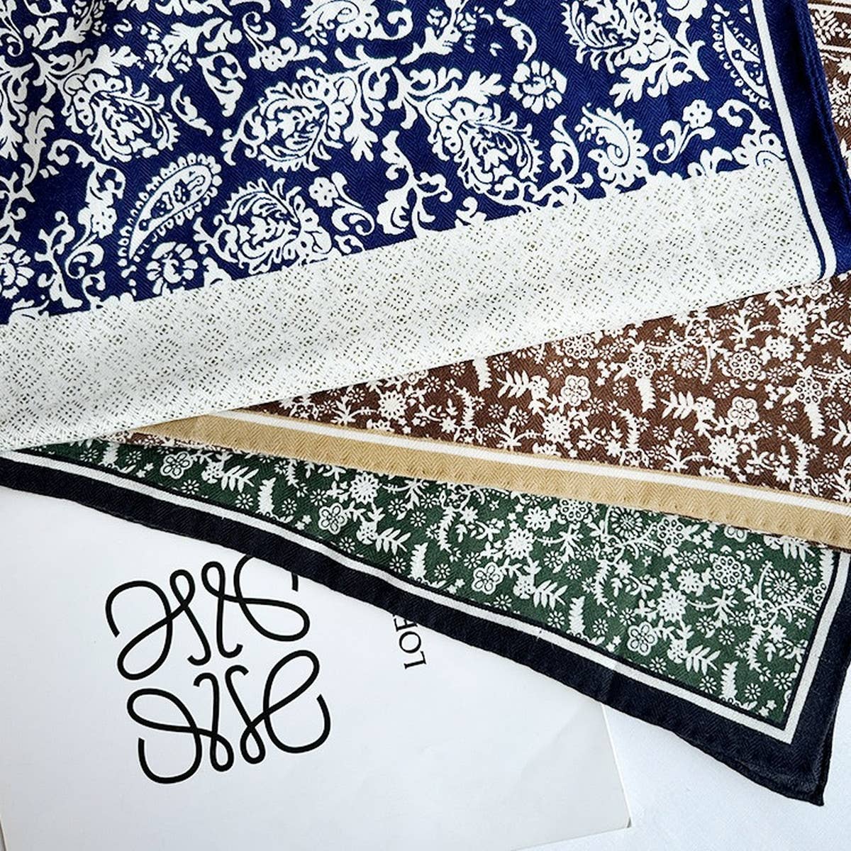 Vintage Multi-Functional Silk Scarf for Women