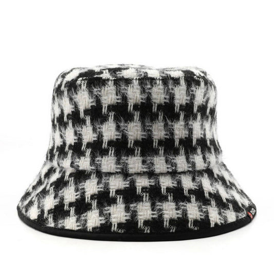 WINTER OUTDOOR RETRO SOLID COLOR BUCKET HAT_CWAH2176