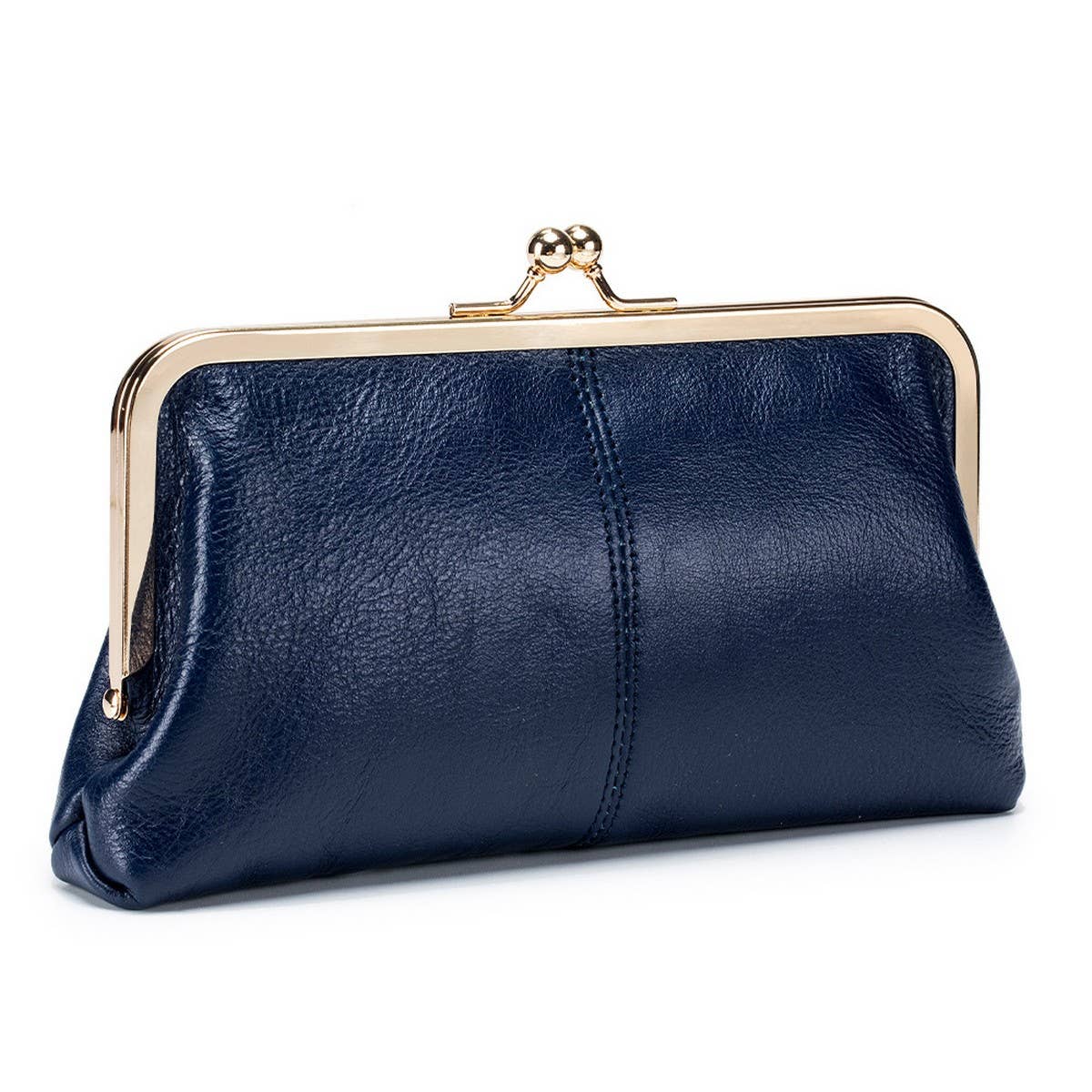 Women's Retro Long Leather Clutch Wallet Purse_CUAB00325