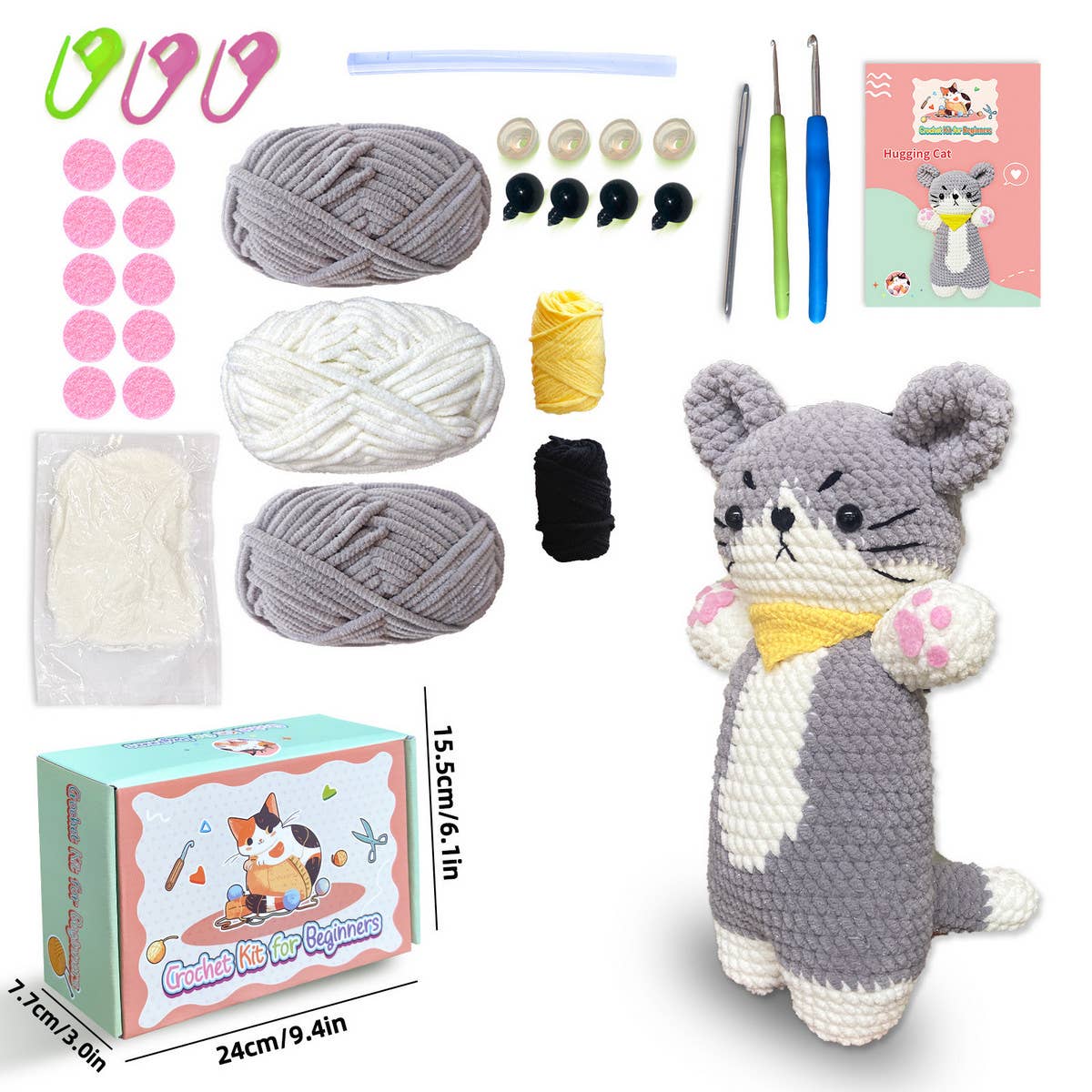 HANDMADE CAT DOLL WEAVING MATERIAL PACKAGE