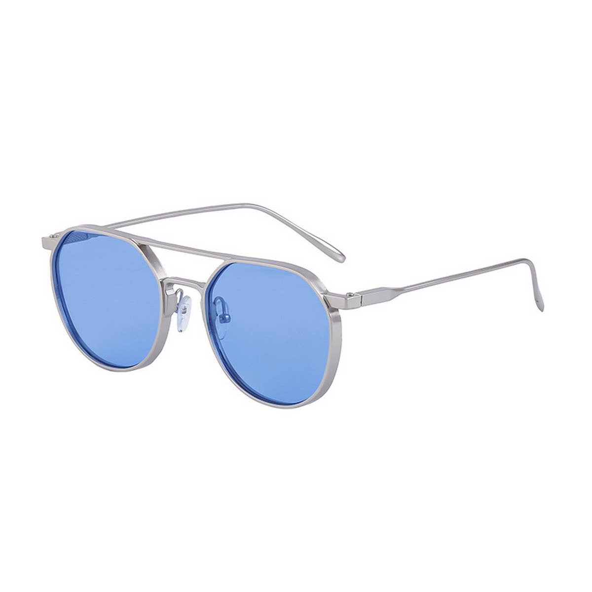 OVAL FRAME SUNGLASSES METALDOUBLE BRIDGESUNGLASSES_CWASG0560