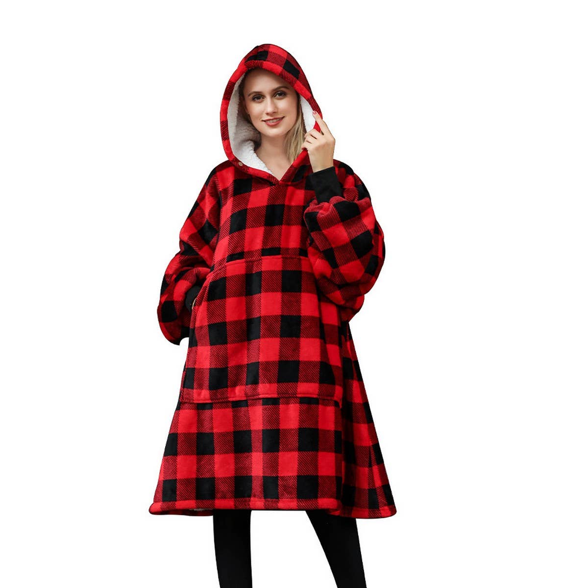 Oversized Hoodie Blanket Pullover for Office &Home_CWAHA6528