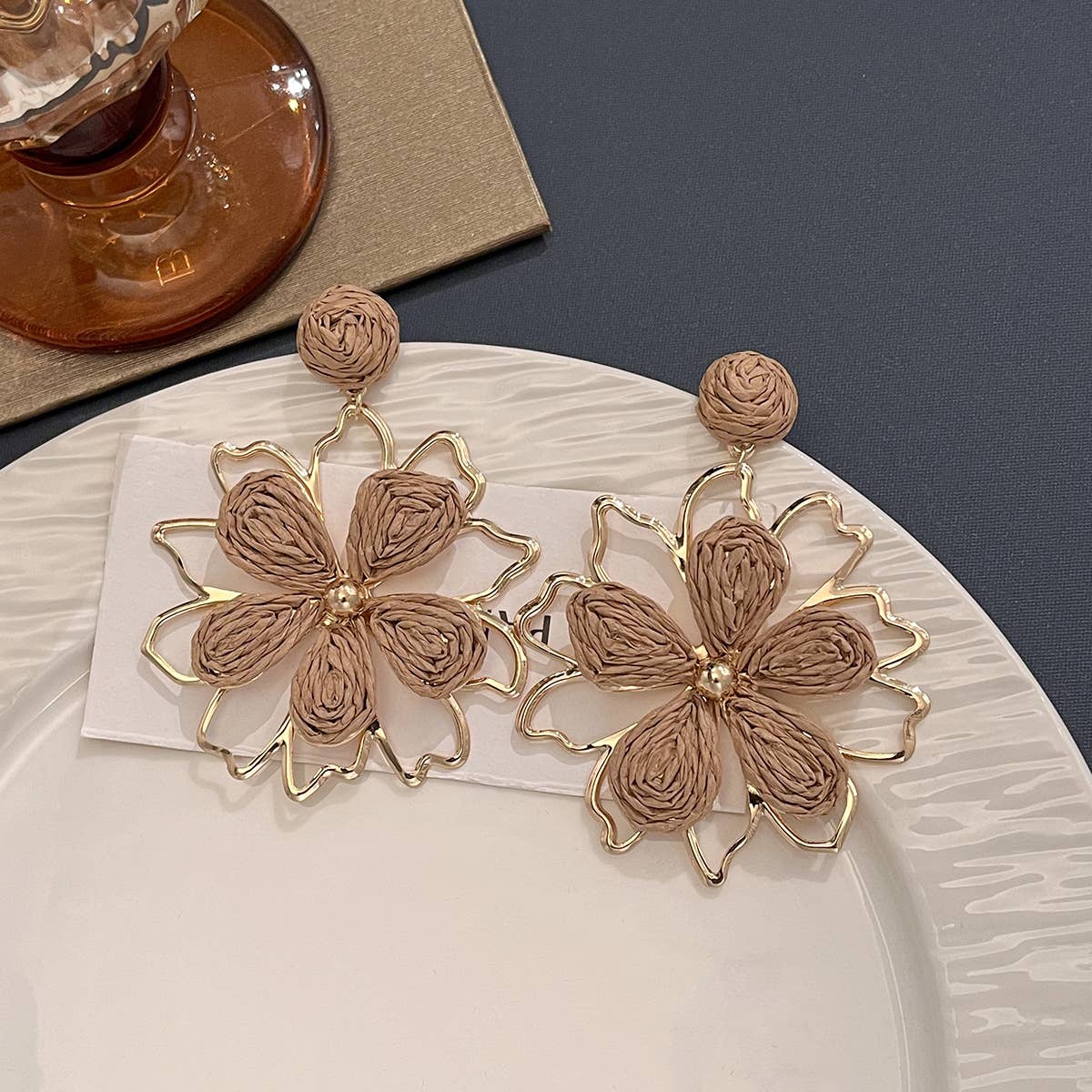 Dopamine vacation-style sweet earrings