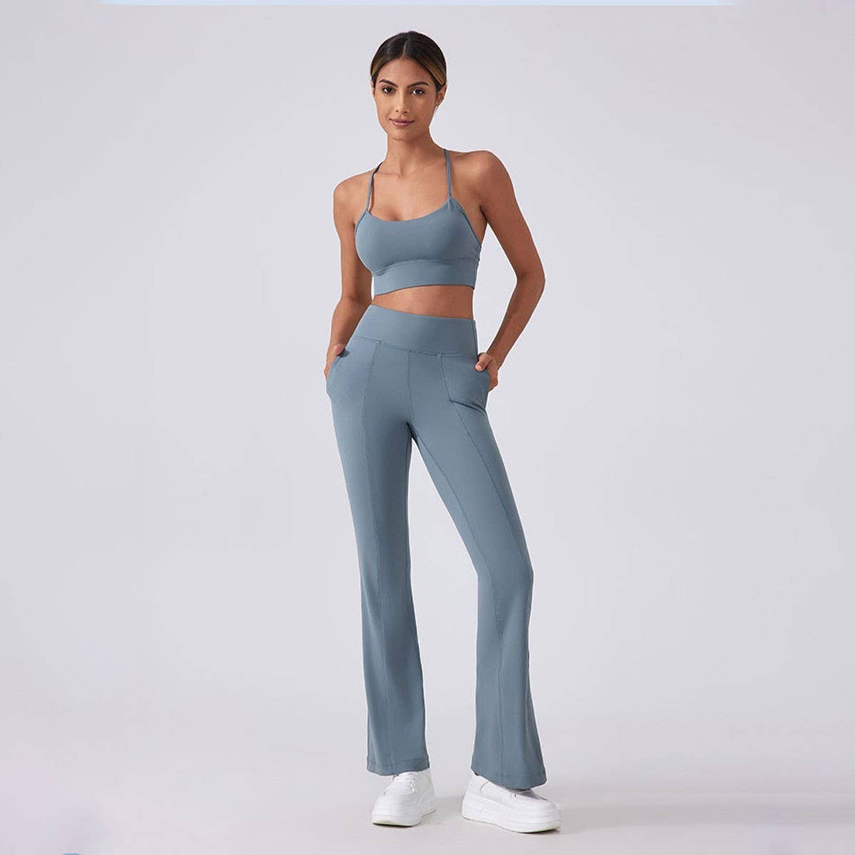 Women's High Waist Flared Yoga Pants Outdoor