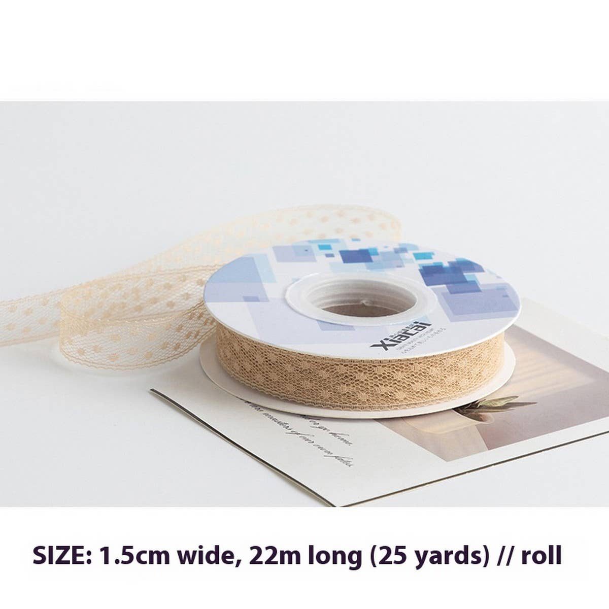 COLORFUL POLKA DOT LACE RIBBON DIY ACCESSORIES