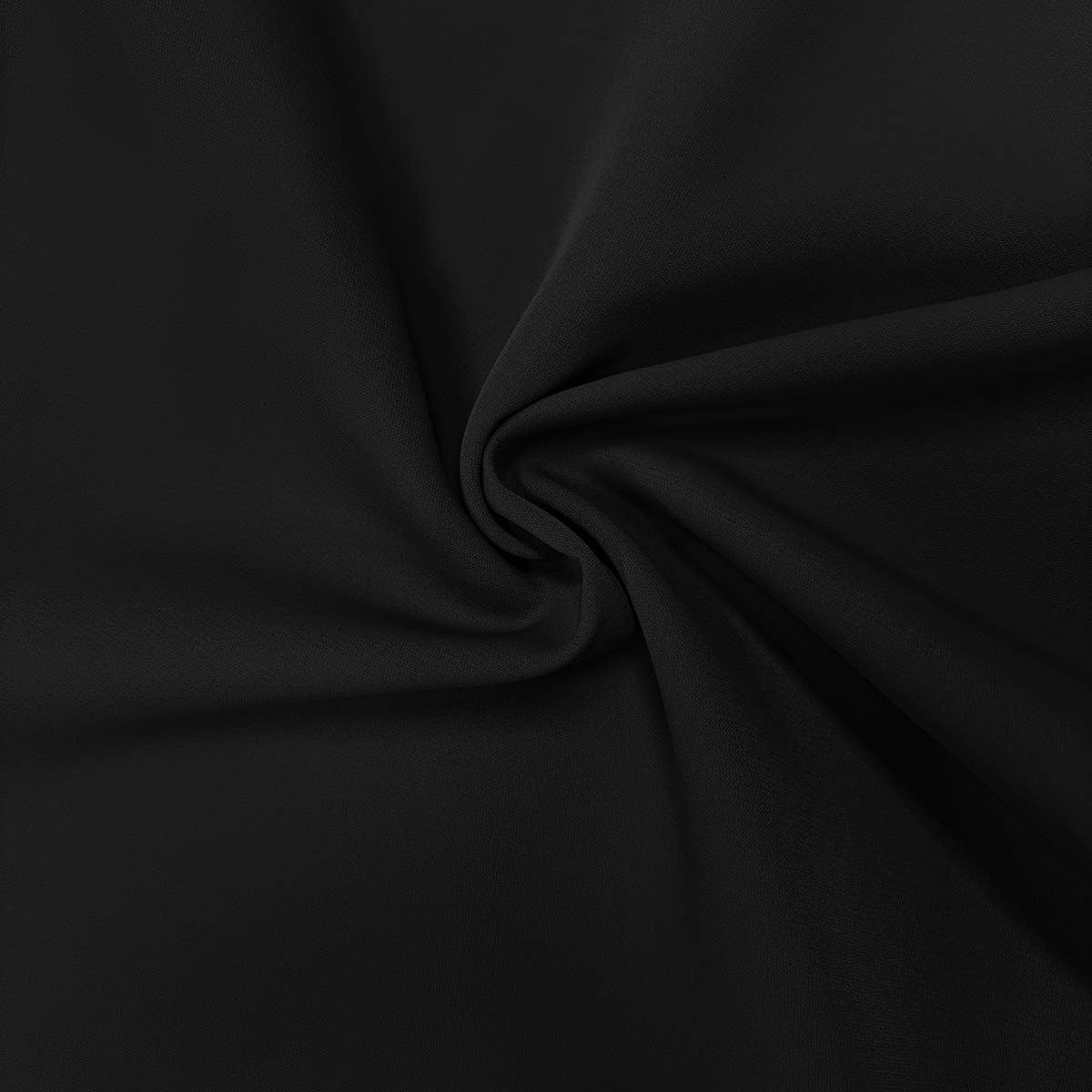 V-NECK SOLID COLOR LANTERN SLEEVE DRESS