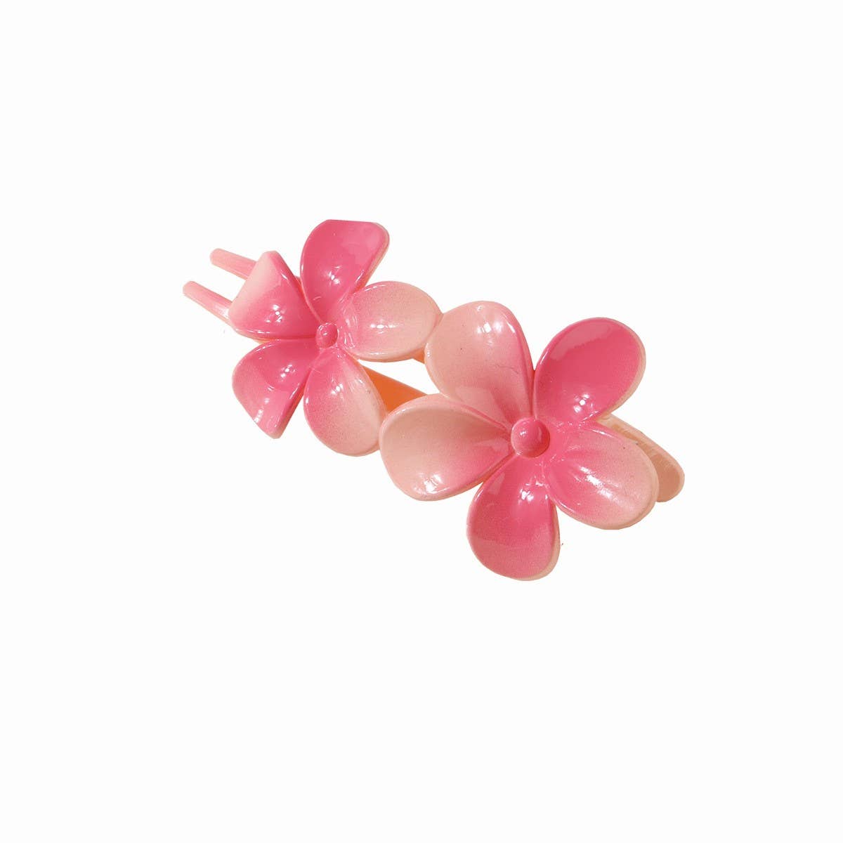 Gradient Flower Hair Clip ?Duckbill Updo Accessory