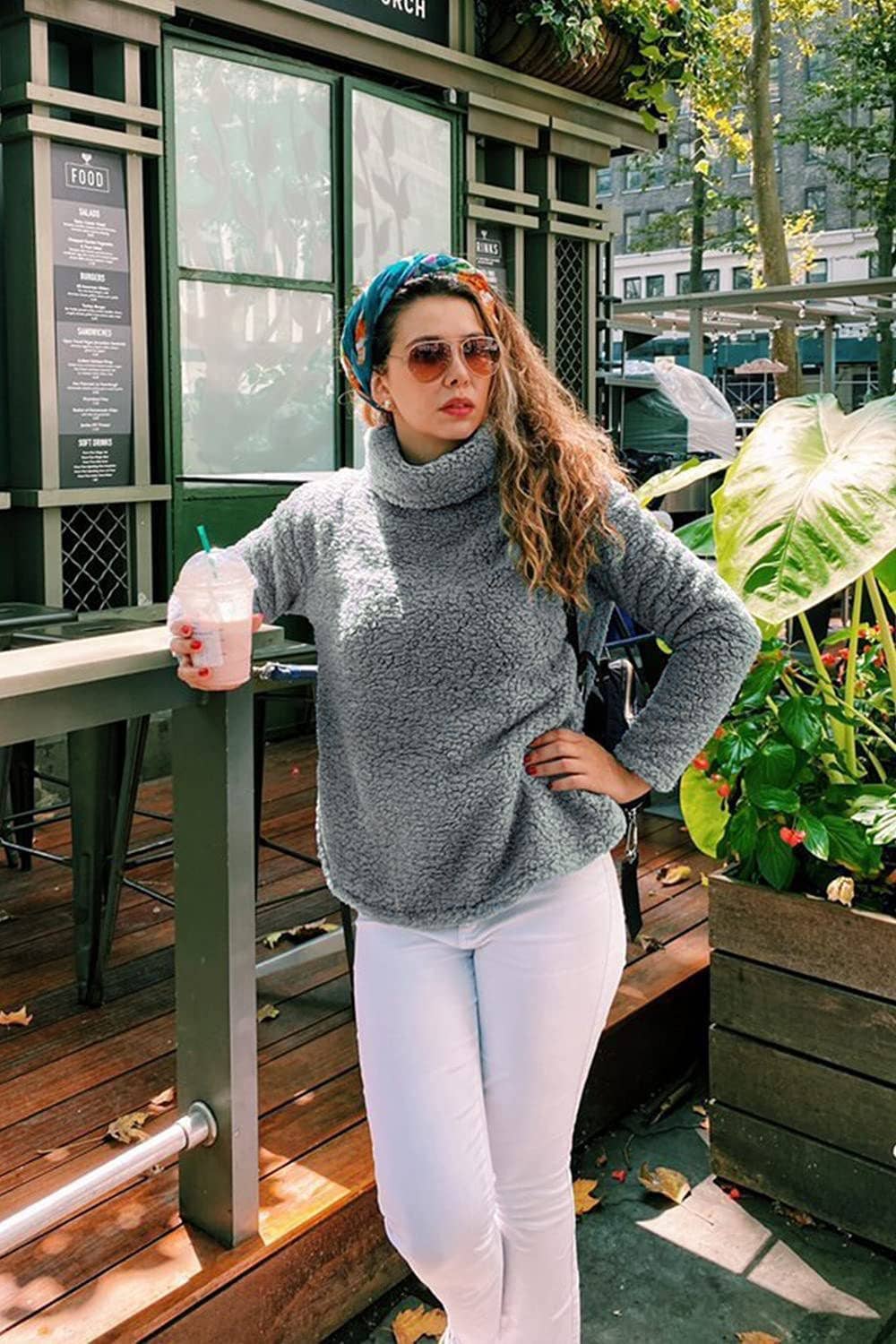 TREND WARM HOODIE PLUSH FASHION CASUAL WOMAN