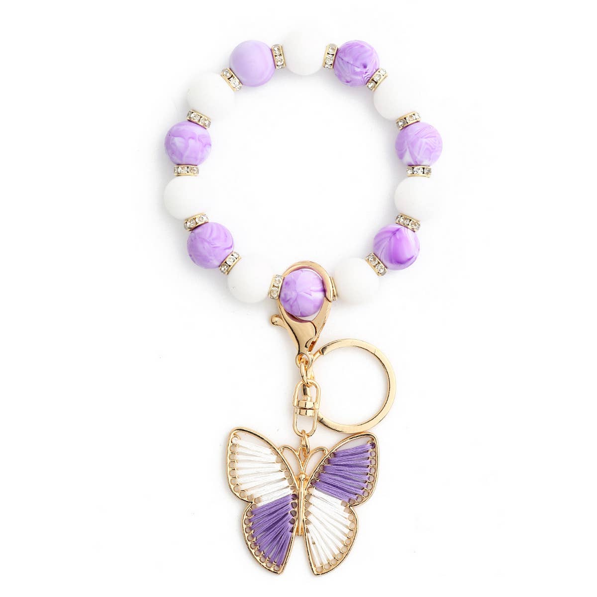 FASHION BRACELET BUTTERFLY PENDANT KEYCHAIN_CWMM1306