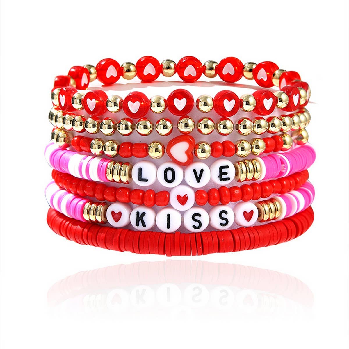 LOVE LOVE LOVE FRIENDSHIP GIFT HANDMADE BRACELET