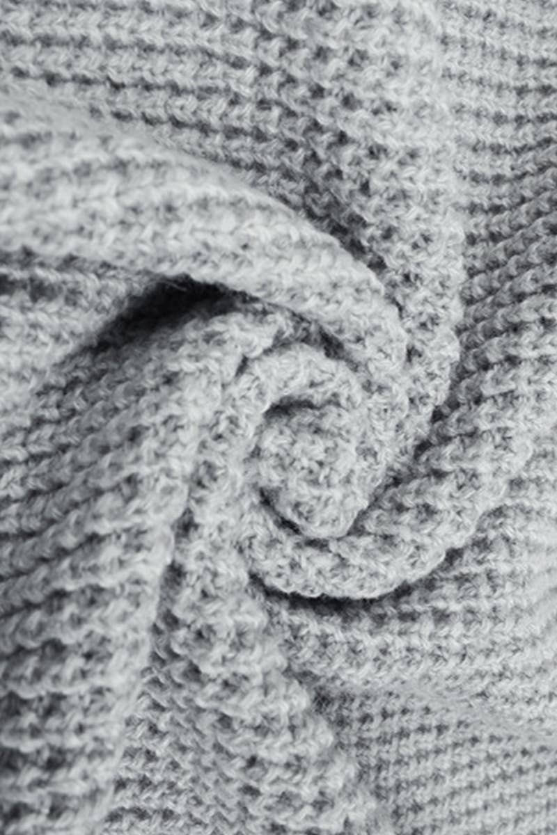 CWOCAL358 Casual Cable Open Front Cardigan Sweater