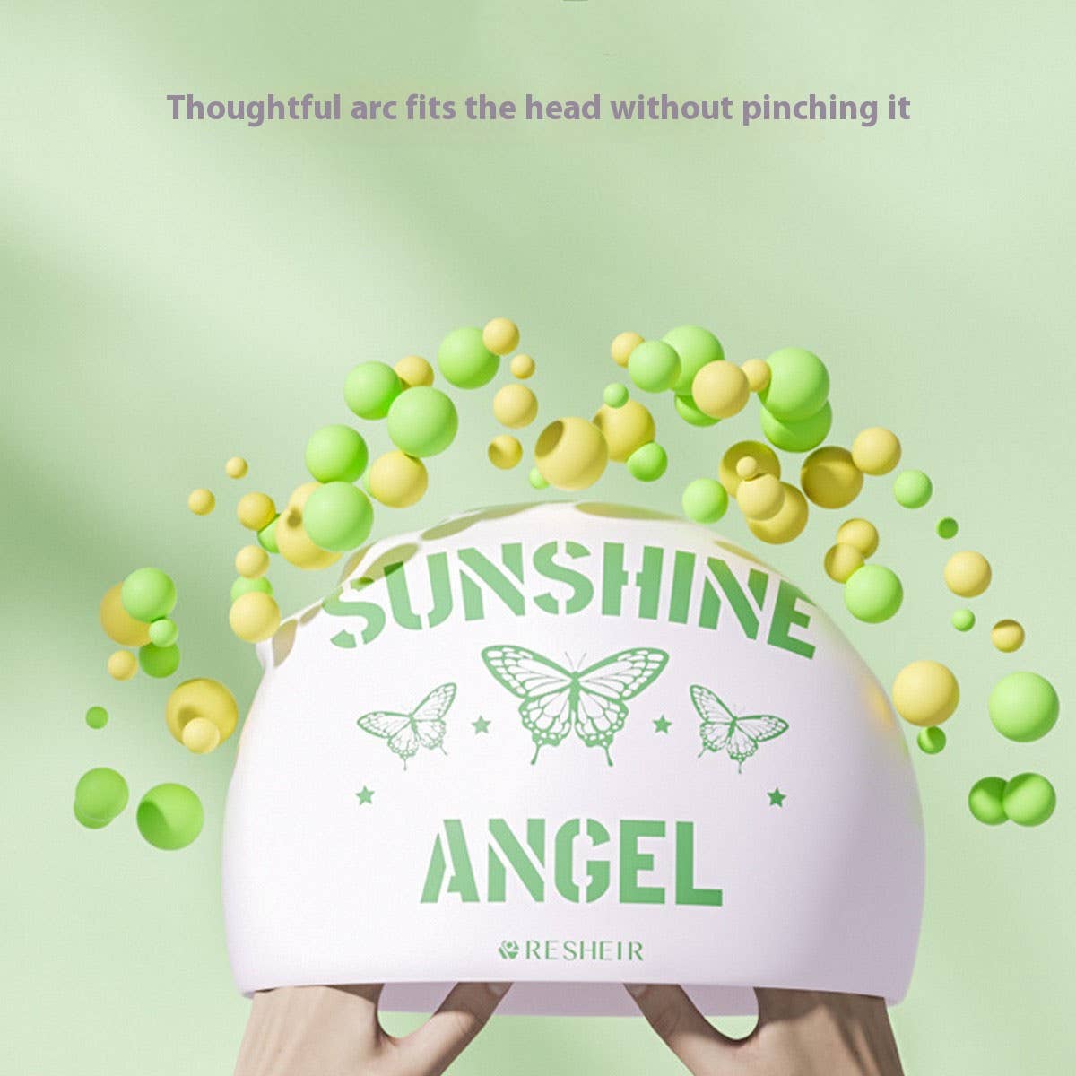 Adult Silicone Swim Cap, Waterproof, Comfort_CWMM6712