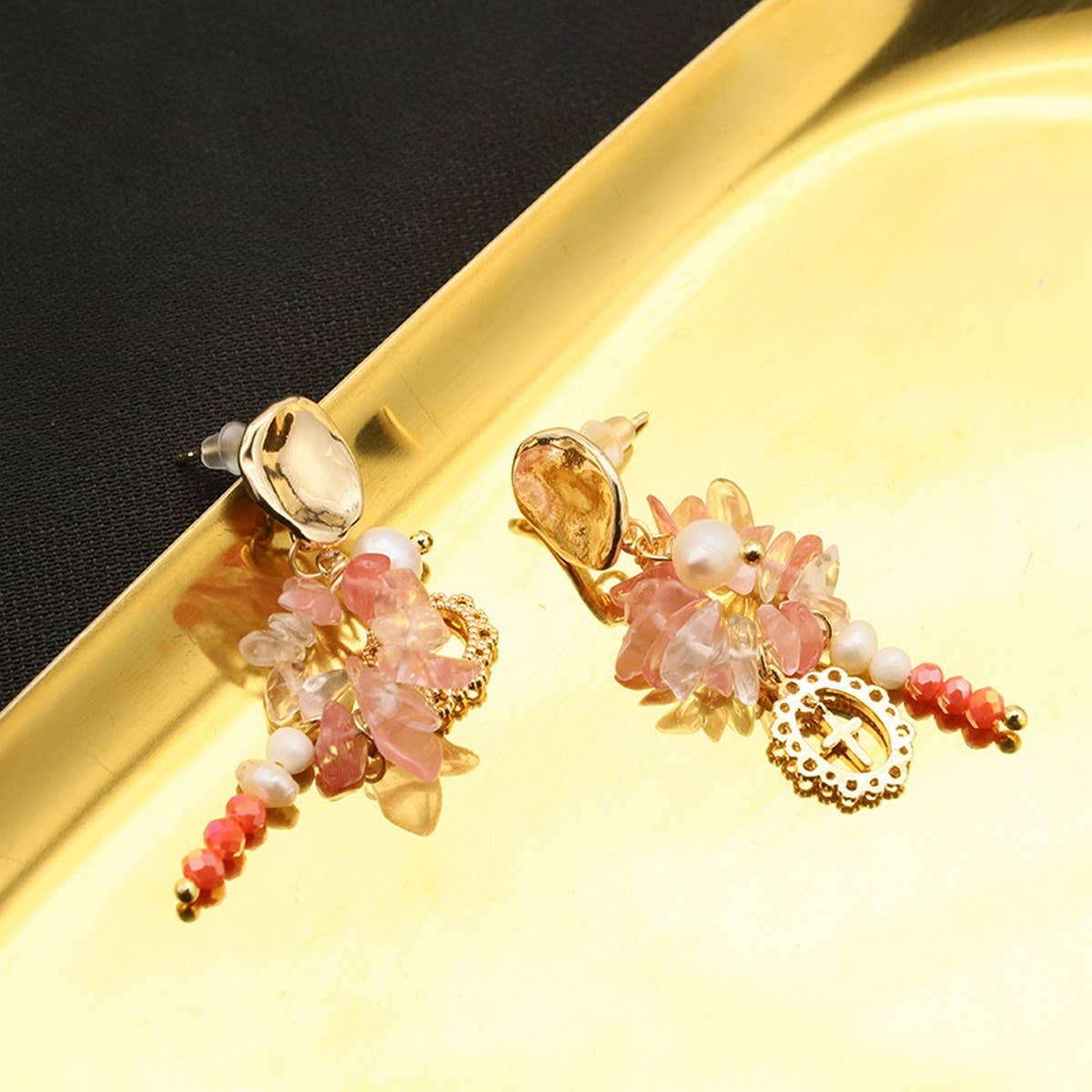 NEW NATURAL FRESHWATER CUTE PEARL EARRINGS