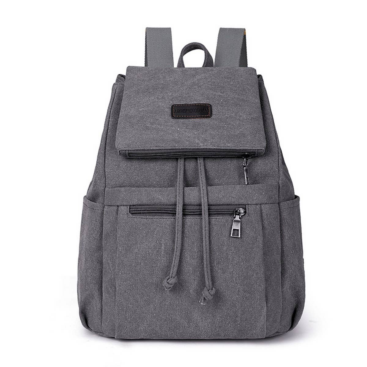 SIMPLE VERSATILE BACK-TO-SCHOOL CANVAS BACKPACK_CWAB2202