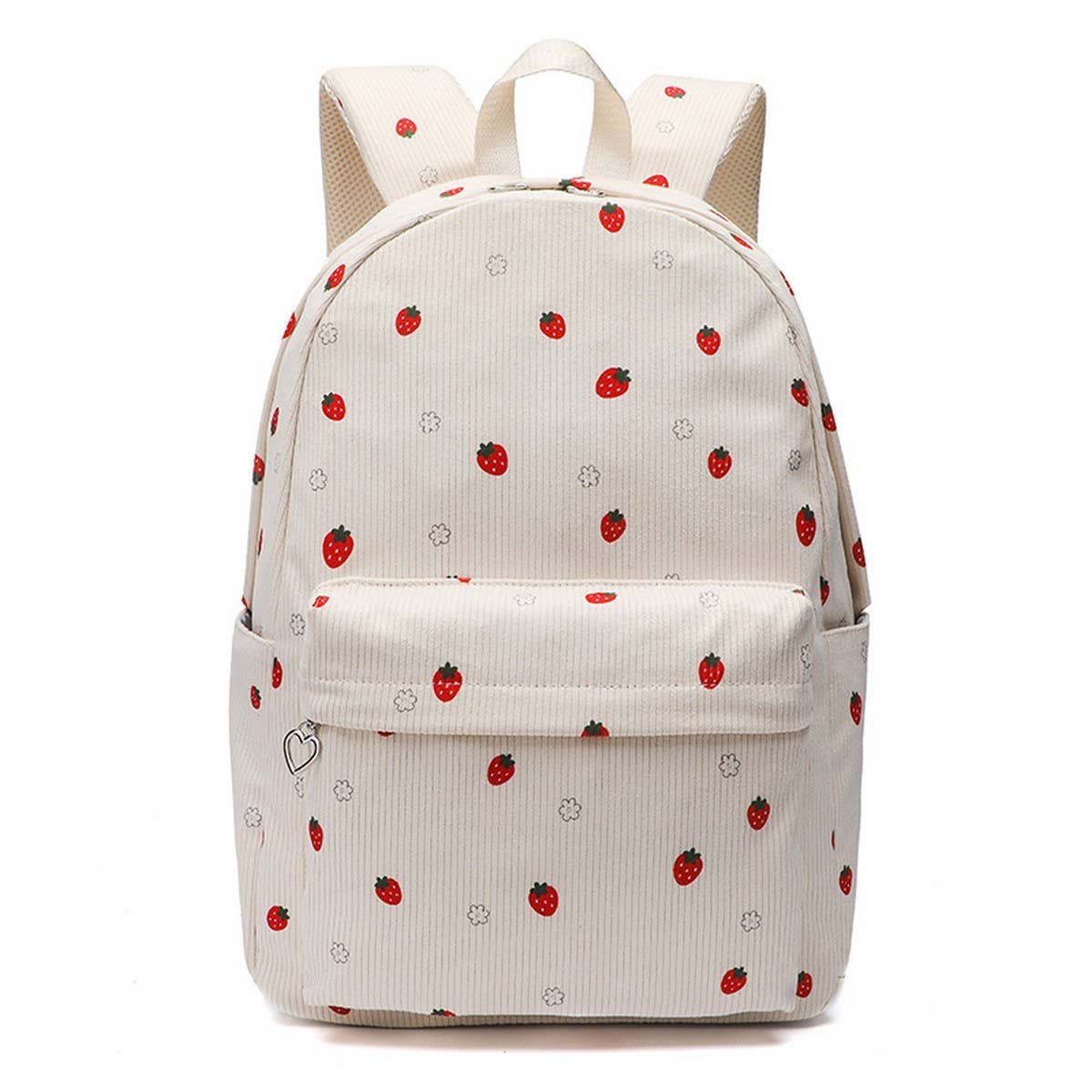 Corduroy Floral Backpacks for School Girls ? Large_CWAB5386