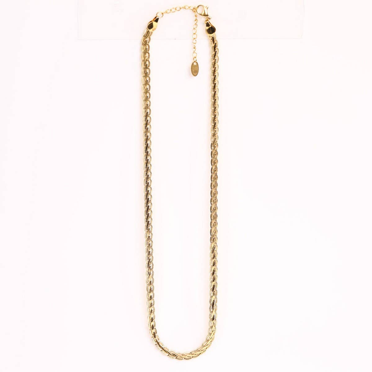Basic stacking accessories clavicle necklace_CWMM5650
