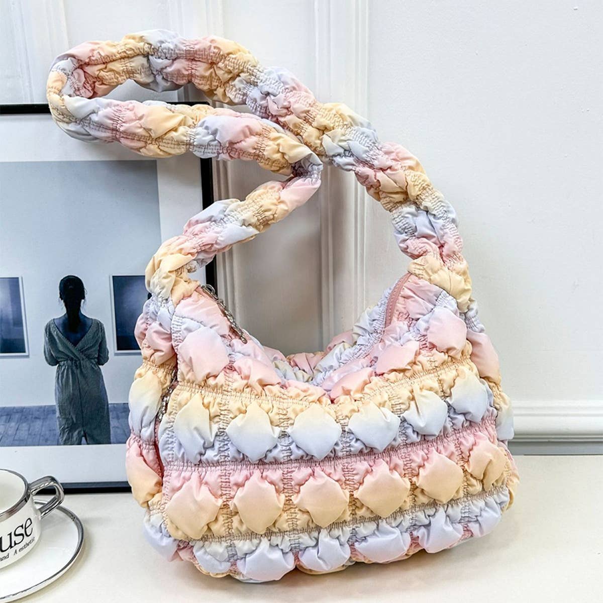 RAINBOW SERIES BIG CLOUD SHOULDER BAG_CWAB1753