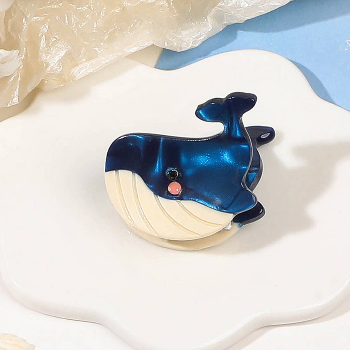 CUTE OCEAN STARFIS,SEA SNAIL SMALL ACETATE HAIR CLAW CLIPS